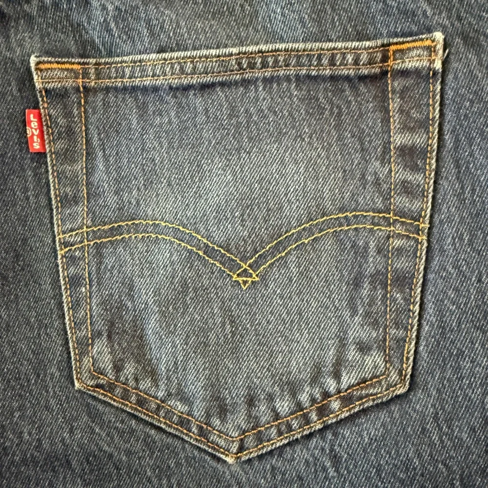 Levis 501 Original Fit Mens Jeans 40x32 Blue Denim‎ Button Fly Straight Leg